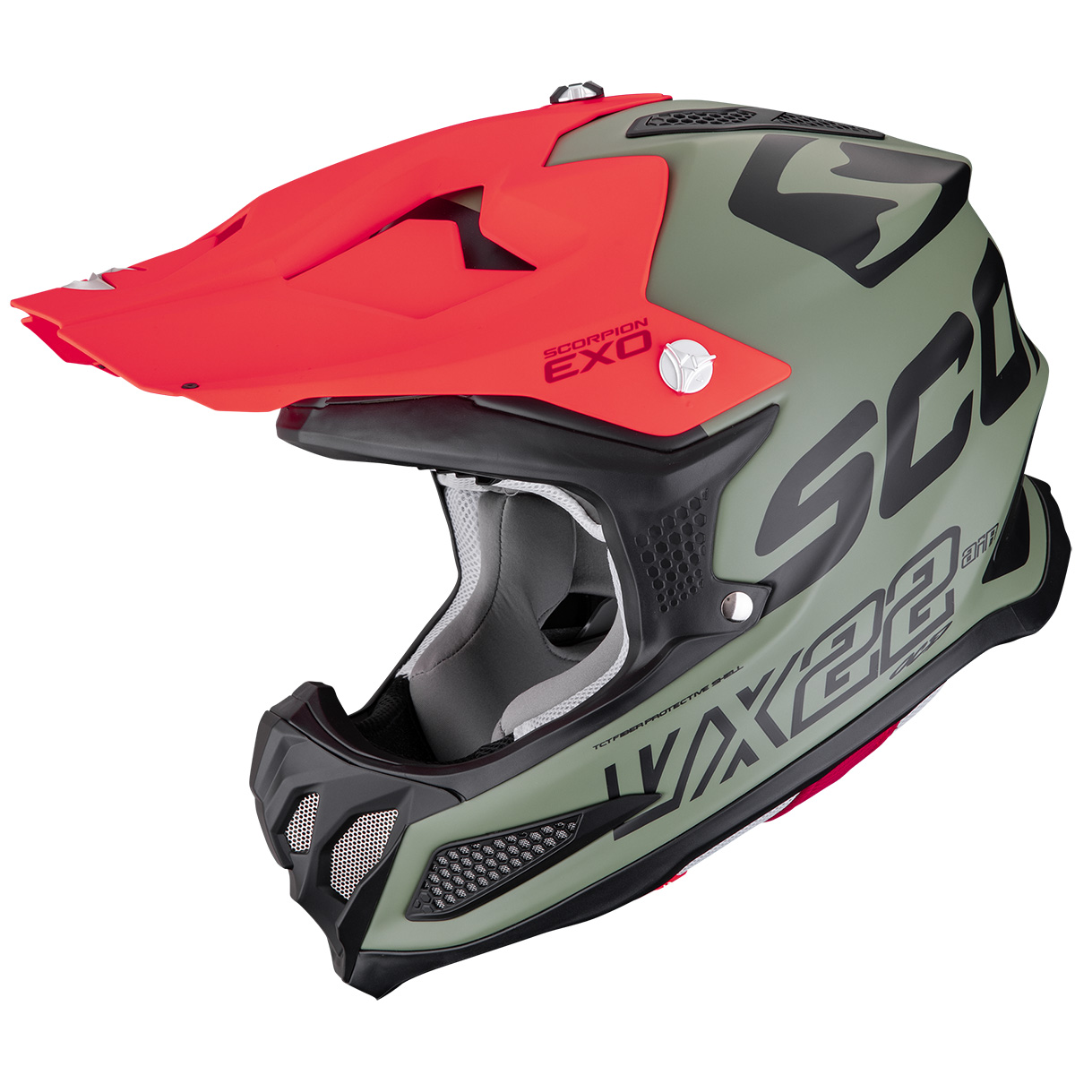VX-22 AIR UPDOWN Green Matt-Black-Red